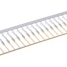 Molex 70021 Series Male Crimp Terminal, 30 AWG Min Crimp, 24 AWG Max, Gold Plated Phosphor Bronze Contact, 3A 16-02-0077