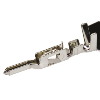 Molex 5558 Series Male Crimp Terminal 24 AWG Min, 18 AWG Max, 9A Current, Tin Plated Brass Contact 39-00-0120