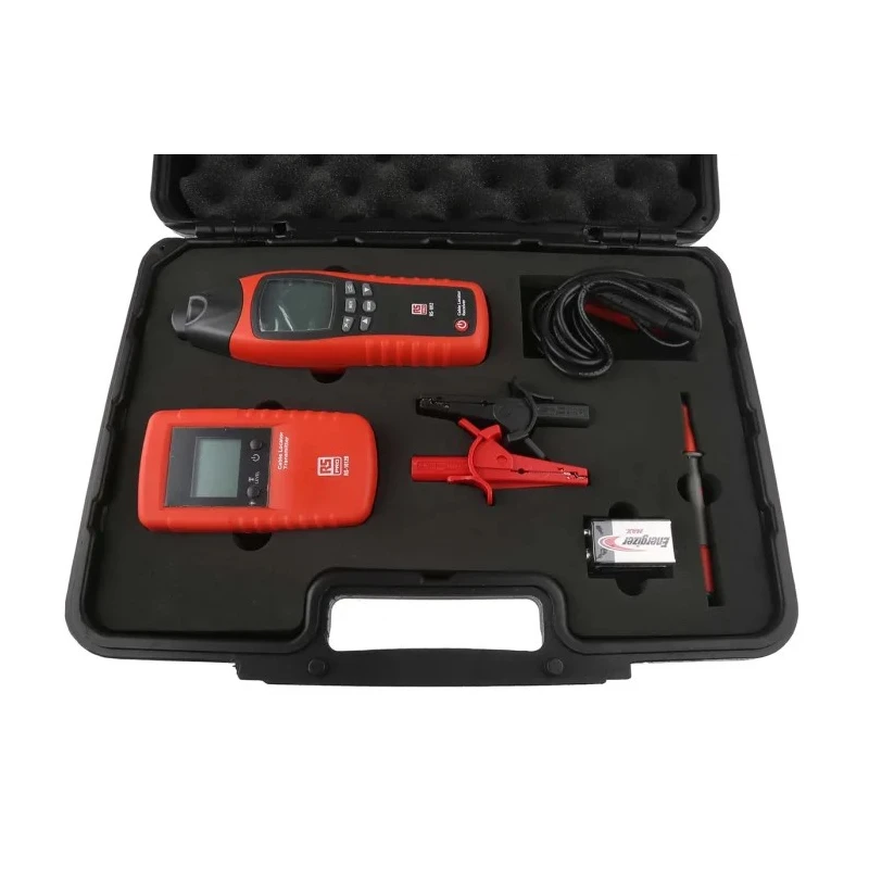 PeakTech Cable Tracer Kit Cable Tracer, Cable Detection Depth 2m, 125 kHz Frequency, Maximum Safe Working Voltage 136-7891