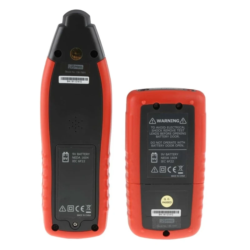 PeakTech Cable Tracer Kit Cable Tracer, Cable Detection Depth 2m, 125 kHz Frequency, Maximum Safe Working Voltage 136-7891