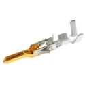 Molex 5558 Series Male Crimp Terminal 24 AWG to 18 AWG Phosphor Bronze Gold Plated 9A 39-00-0219