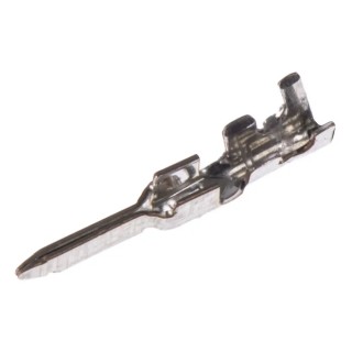 Molex 50125 Series Male Crimp Terminal, 1A Current, 28 AWG Min, 26 AWG Max, Tin Plated Phosphor Bronze Contacts 50125-8000