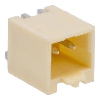 Molex Pico-SPOX Series Right Angle Surface PCB Header, 2 Contacts, 1.5 mm Pitch, 1 Row, Shrouded 87438-0243