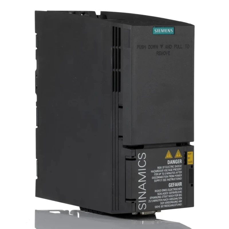 Siemens Inverter Drive, 2.2 kW, 3 Phase, SINAMICS G120C Series 400V AC Vector Control, Wall Mount 6SL3210-1KE15-8UP2