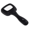 RS PRO Hand Held Illuminated Magnifier with 4x Magnification and AAA Battery Operated 136-8089
