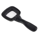 RS PRO Hand Held Illuminated Magnifier with 4x Magnification and AAA Battery Operated 136-8089