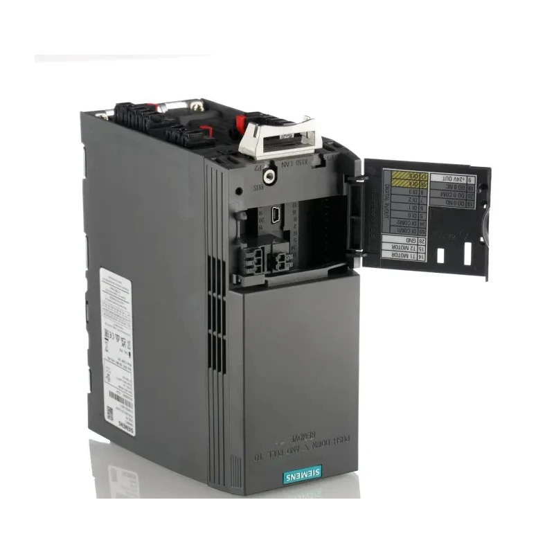 Siemens Inverter Drive 1.5 kW 3 Phase SINAMICS G120C Series Wall Mount IP20 400V AC 7.4A 6SL3210-1KE15-8UF2