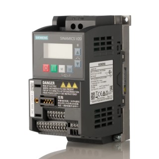 Siemens Inverter Drive SINAMICS V20 Series 250 W 1 Phase 230V AC 1.7 A 6SL3210-5BB12-5UV1