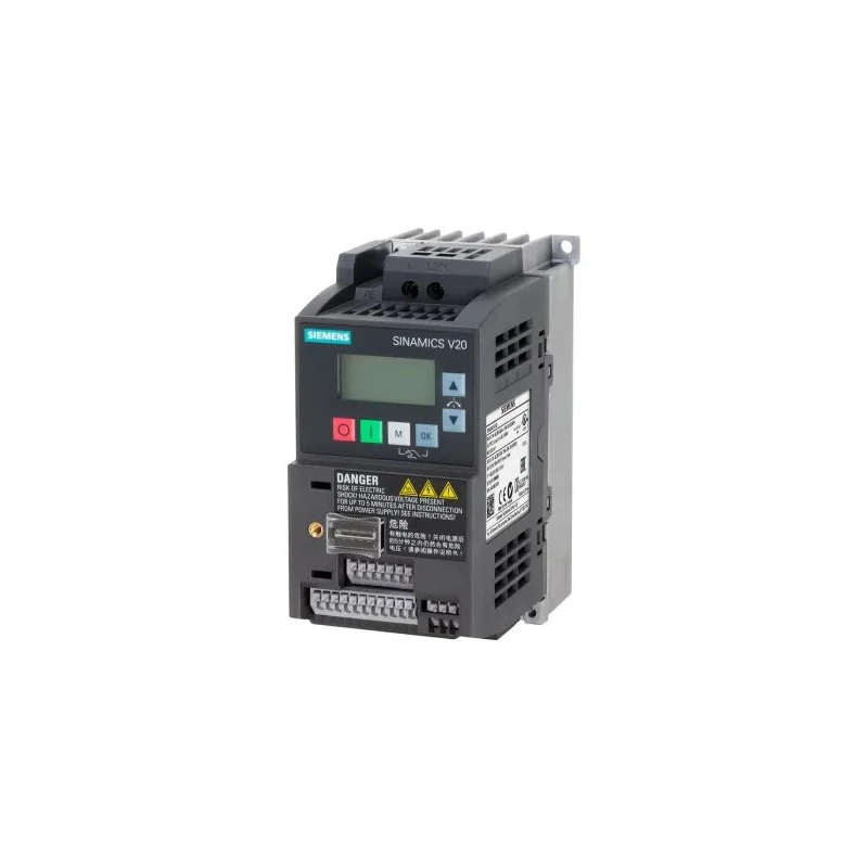Siemens Inverter Drive SINAMICS V20 Series 1 Phase 230V AC 550 W 3.2 A 6SL3210-5BB15-5UV1
