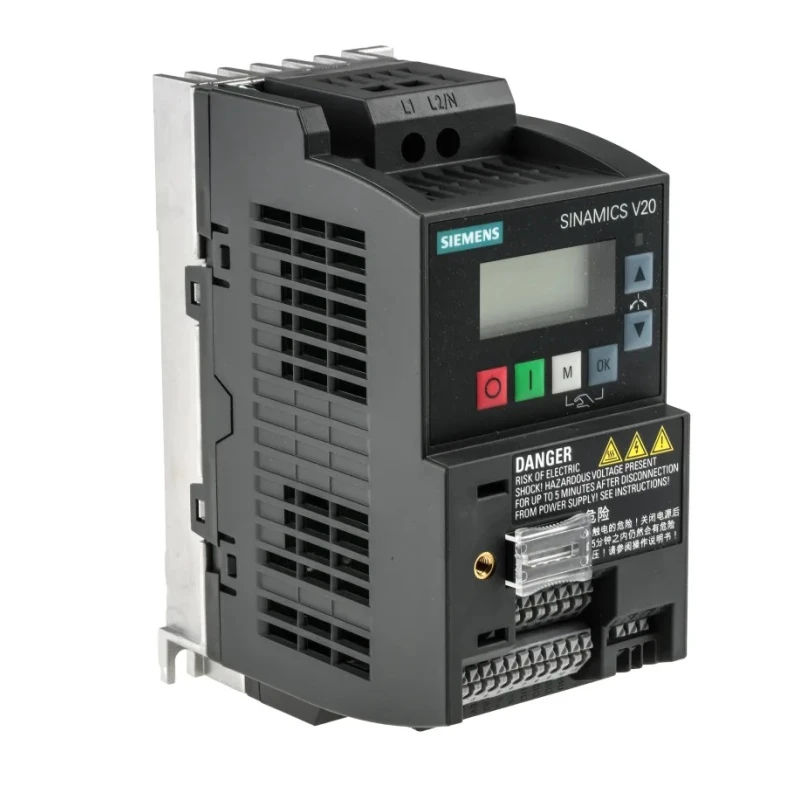 Siemens Inverter Drive SINAMICS V20 Series 370W 1 Phase 230V AC 2.3A 6SL3210-5BB13-7UV1