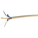 RS PRO 8 Core Telephone Cable, 1 x 0.51 mm Ivory Sheath, 100 m Length 5 mm Diameter Flame Retardant 136-8158