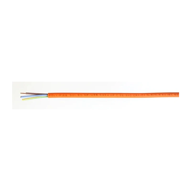 RS PRO 3 Core Power Cable Orange 1.5mm² 90 °C 100 m Polyolefin 136-8150