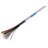 RS Pro Control Cable, 8 Cores, Screened, 100 m Length, White Polyvinyl Chloride Sheath 136-8145