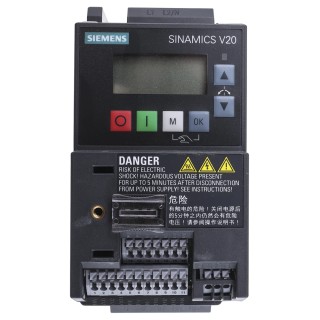 Siemens Inverter Drive 750 W 1 Phase SINAMICS V20 Series 6SL3210-5BB17-5BV1