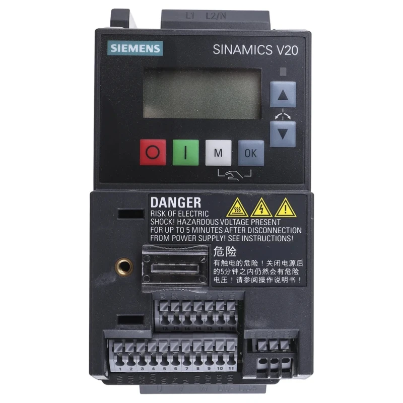 Siemens Inverter Drive 750 W 1 Phase SINAMICS V20 Series 6SL3210-5BB17-5BV1