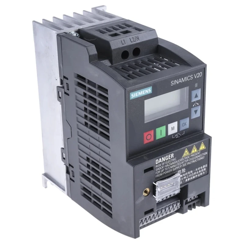 Siemens Inverter Drive 750 W 1 Phase SINAMICS V20 Series 6SL3210-5BB17-5BV1