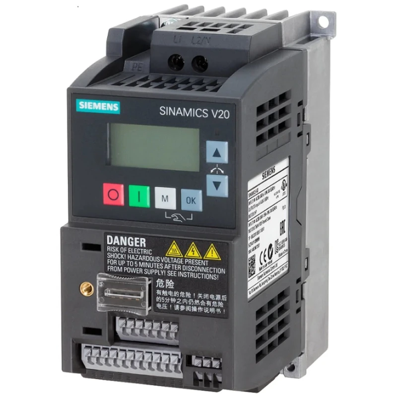 Siemens Inverter Drive 750 W 1 Phase SINAMICS V20 Series 6SL3210-5BB17-5BV1
