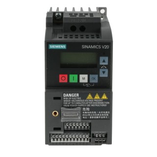 Siemens Single Phase 750 W AC Inverter Drive SINAMICS V20 Series 6SL3210-5BB17-5UV1