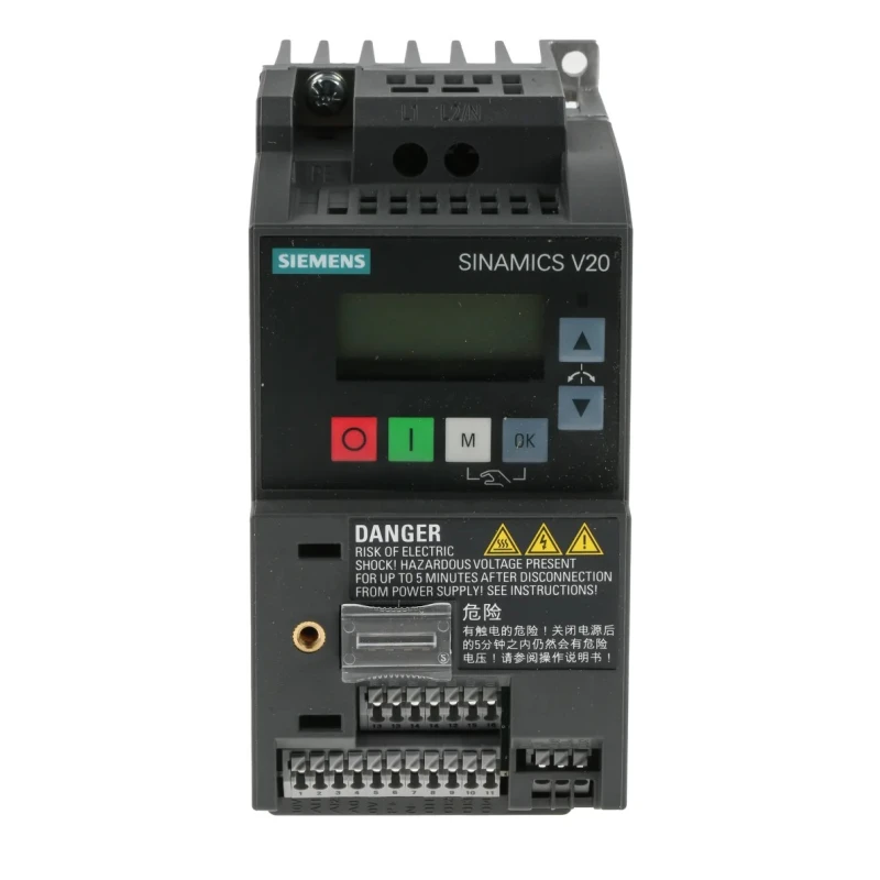 Siemens Single Phase 750 W AC Inverter Drive SINAMICS V20 Series 6SL3210-5BB17-5UV1