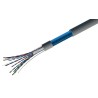 RS PRO 10 Core Telephone Cable, 1 x 0.81 mm Stranded Bare Copper Conductor, Red and Grey PVC Sheath, 100 m LENGTH 136-8164