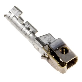Molex 7879 Series Female Crimp Terminal, 4A Current Rating, Gold-Plated Brass Contact, 30 AWG Min to 22 AWG Max 08-55-0124