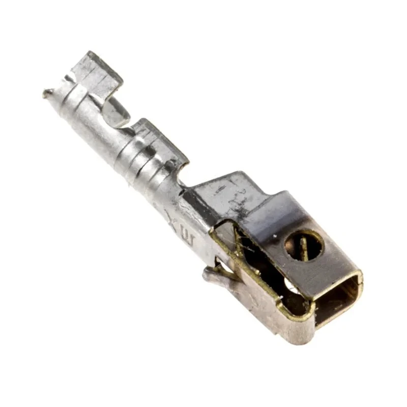 Molex 7879 Series Female Crimp Terminal, 4A Current Rating, Gold-Plated Brass Contact, 30 AWG Min to 22 AWG Max 08-55-0124