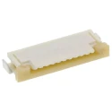 Molex 1 mm Pitch 10 Way Right Angle Female FPC Connector, Solder 52207-1060