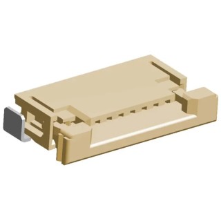 Molex 1 mm Pitch 7 Way Right Angle Female FPC Connector, Solder 52207-0760