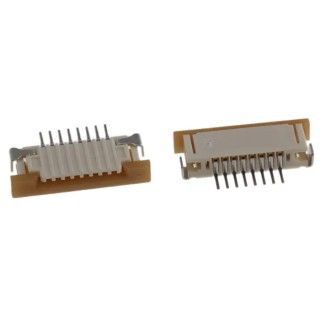Molex 1 mm Pitch 8 Way Right Angle Female FPC Connector, Solder 52271-0869
