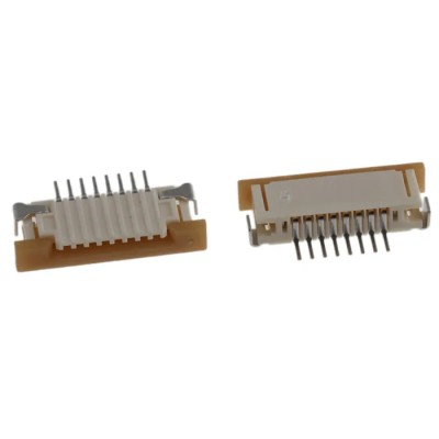 Molex 1 mm Pitch 8 Way Right Angle Female FPC Connector, Solder 52271-0869