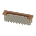Molex 1 mm Pitch 12 Way Straight Female FPC Connector, Solder 52610-1272