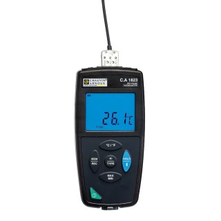Chauvin Arnoux Handheld Digital Thermometer PT1000, PT100 Probe, 1 Input, Max Temp 752°C, ±0.1°C Accuracy P01654823