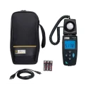 Chauvin Arnoux CA 1110 Light Meter 0.01 lx Resolution Silicon Photodiode Sensor 200000 lx Max Light Level ±3 % P01654110