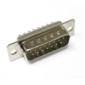 HARTING D-Sub 15 Way Right Angle 2.74 mm Pitch Through Hole D-Sub Connector with M3 Threaded Insert Male 09652227801
