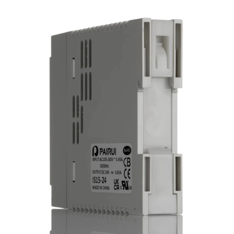 RS PRO Switched Mode DIN Rail Power Supply 264V AC Input 24.5V DC 650mA Output 15W 136-8303