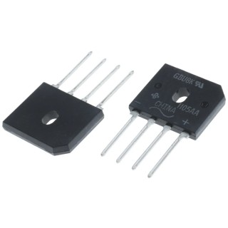 onsemi Bridge Rectifier, Through Hole Mount, 800 V Peak Reverse Voltage, 200 A Surge Current, 4-Pin Single GBU8K