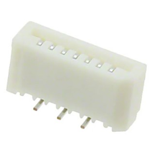 Molex 1 mm Pitch 7 Way Straight Female FPC Connector, Solder Termination, 500mA, 125V AC, Series 52808 52808-0770