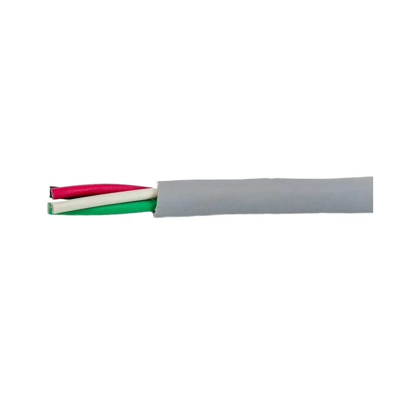 Alpha Wire Ecogen Ecocable Mini Control Cable, 4 Cores, 0.09mm² 28 AWG, Unscreened, 305m Length, Grey Modified 78004 SL001