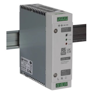 MEAN WELL RS PRO Switch Mode DIN Rail Power Supply 264V AC Input 47V DC, 2.5 A Output, 120W 136-8320