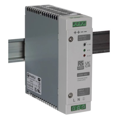 MEAN WELL RS PRO Switch Mode DIN Rail Power Supply 264V AC Input 47V DC, 2.5 A Output, 120W 136-8320
