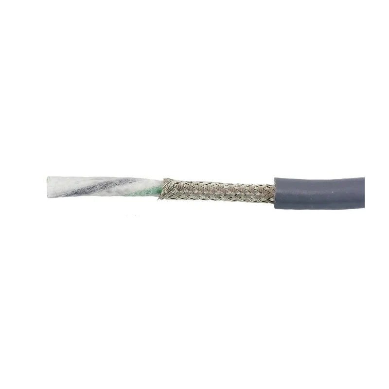 Alpha Wire Ecogen Ecoflex PUR Control Cable 2 Cores 0.52mm² 20 AWG Screened 600V 30m 80120 SL005