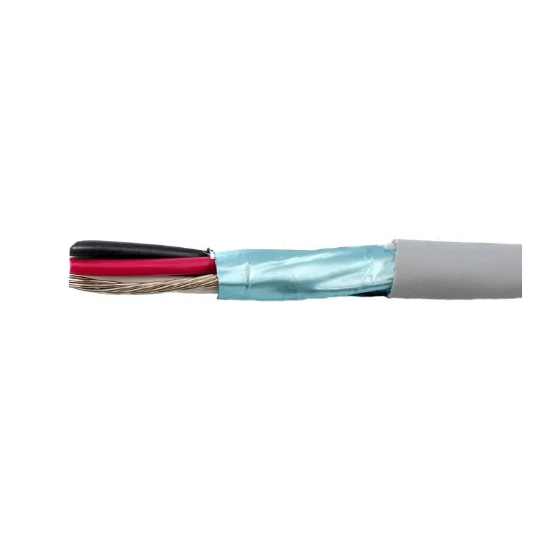 Alpha Wire Ecogen Ecocable Mini Control Cable 4 Cores 0.24mm² 24 AWG Screened 305 m Grey Modified Polyphenylene 78124 SL001