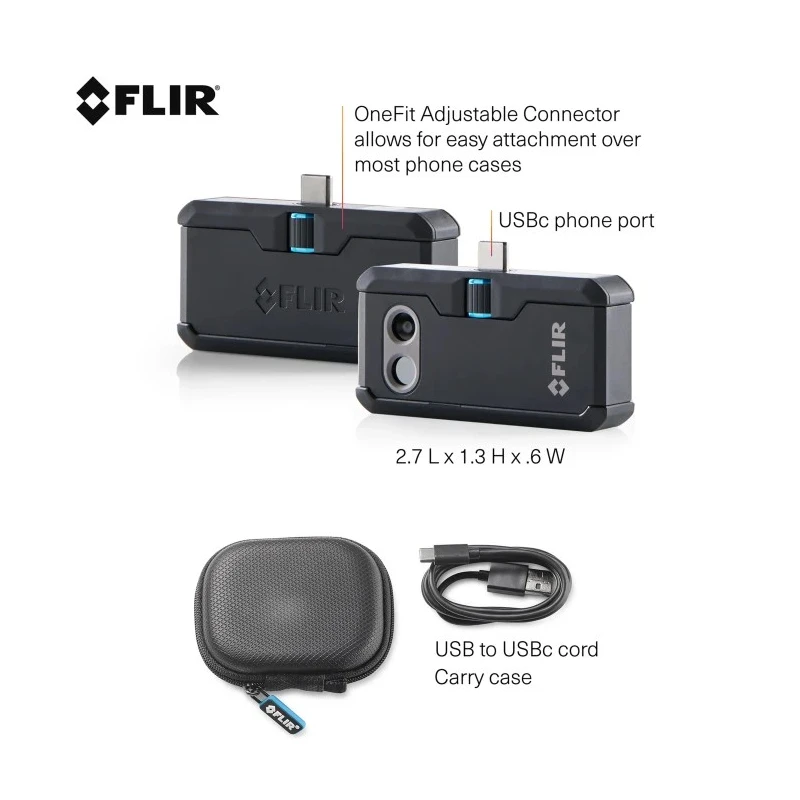 FLIR ONE PRO Android USB Type C Thermal Imaging Camera 400 °C 160 x 120 Pixel FLIR ONE PRO ANDROID USB-C (435-0007-03)