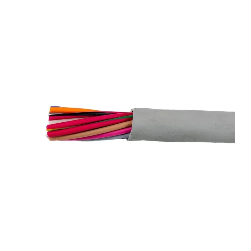Alpha Wire Ecogen Ecocable Mini Control Cable, 20 Cores 0.24mm² 24 AWG, Unscreened, Grey Modified Polyphenylene 78403 SL005
