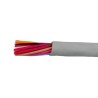Alpha Wire Ecogen Ecocable Mini Control Cable, 20 Cores 0.24mm² 24 AWG, Unscreened, Grey Modified Polyphenylene 78403 SL005