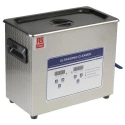 RS PRO Ultrasonic Cleaner 200 W, 6.5 L Capacity, Stainless Steel Tank, Digital Timer & Heater Control 136-8567