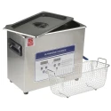 RS PRO Ultrasonic Cleaner 200 W, 6.5 L Capacity, Stainless Steel Tank, Digital Timer & Heater Control 136-8567