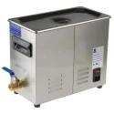RS PRO Ultrasonic Cleaner 200 W, 6.5 L Capacity, Stainless Steel Tank, Digital Timer & Heater Control 136-8567