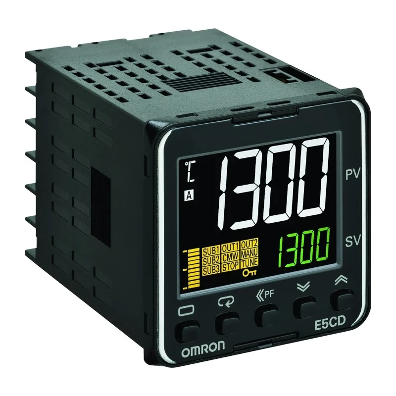 Omron Panel Mount PID Temperature Controller 2 Input 2 Output PNP 240V AC E5CD
