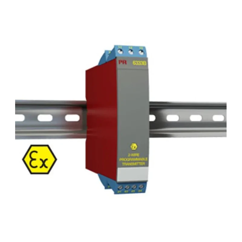 PR Electronics 2-Wire Programmable Temperature Transmitter RTD Input 30V dc, -40°C to 85°C 6333B1A